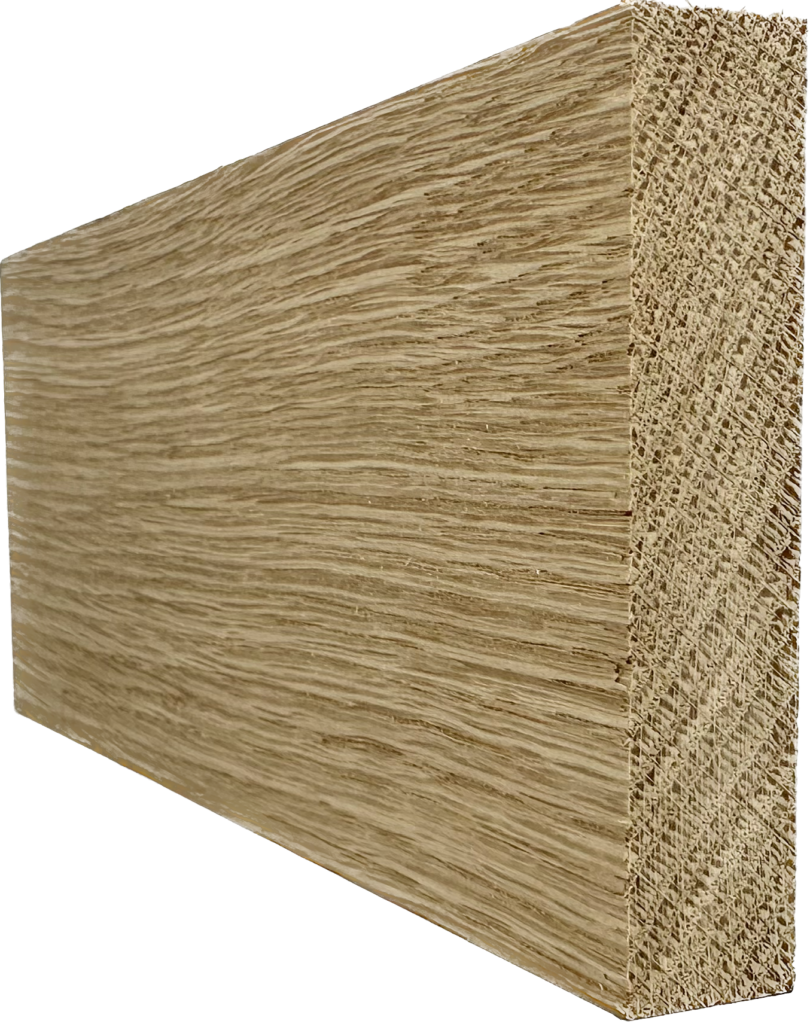 image of white oak S4S hardwood board
